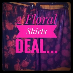 Ladies Express Floral Skirts...